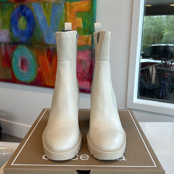 Dolce Vita Marni H2O Boots Ivory 9 NEW - Picture 7 of 12